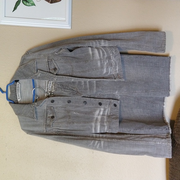 Express Dresses & Skirts - Express Y2K Denim Jacket and Skirt Set